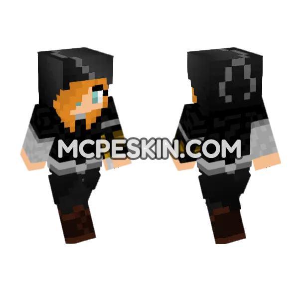 HD Jenny Skin Minecraft Bedrock skin, front and back