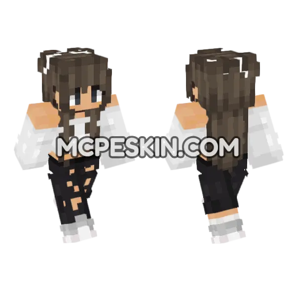 HD Jenny Skin Minecraft Bedrock skin, front and back