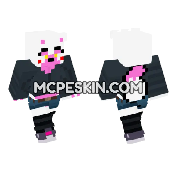 HD Jenny Skin Minecraft Bedrock skin, front and back