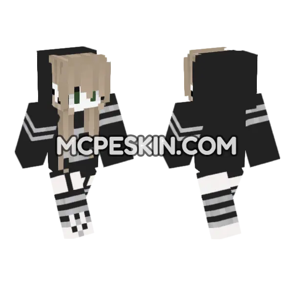 HD Jenny Skin Minecraft Bedrock skin, front and back