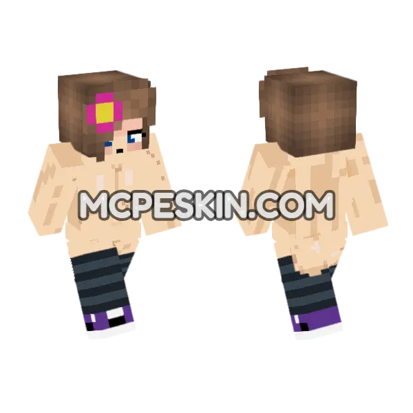 HD Jenny Skin Minecraft Bedrock skin, front and back