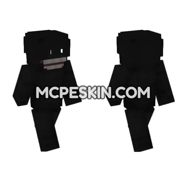He Watches Minecraft Bedrock skin, front and back