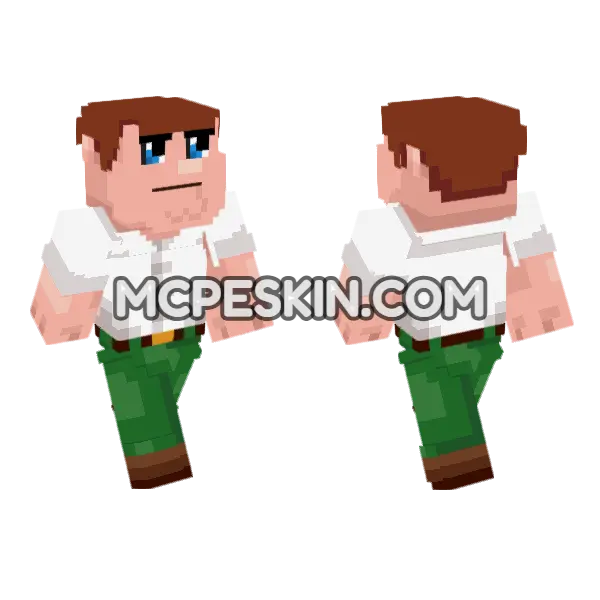 Healing Peter Griffin, front and back