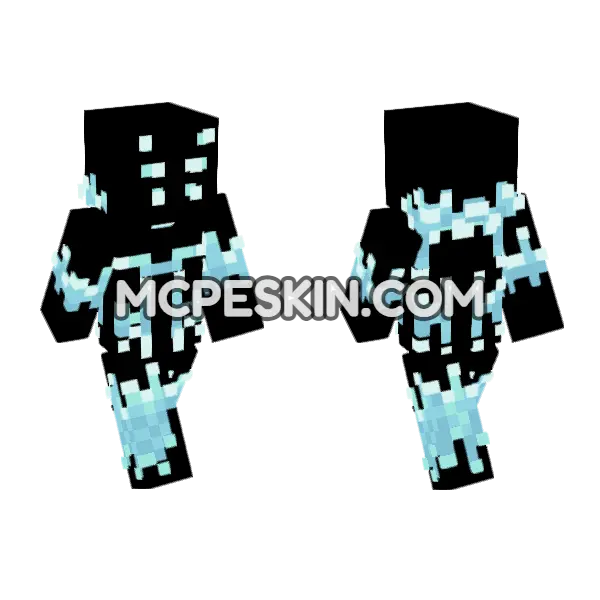 Heat Skin Minecraft Bedrock skin, front and back