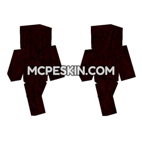 Hellstone Hunter Skin Minecraft Bedrock skin, front and back