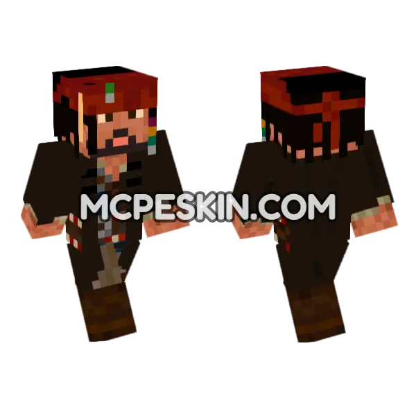 Hemerld Skin Minecraft Bedrock skin, front and back