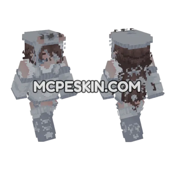 Hi Again 5577869 Minecraft Bedrock skin, front and back