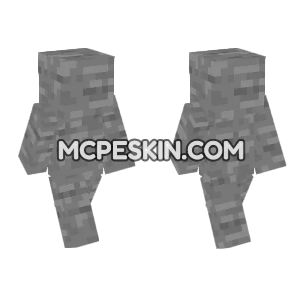 Hide Skin 4 Minecraft Bedrock skin, front and back