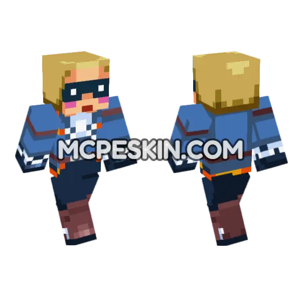 Highway Woman Minecraft Bedrock skin, front and back