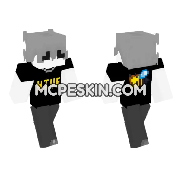 Hive Emo Hoodie, front and back