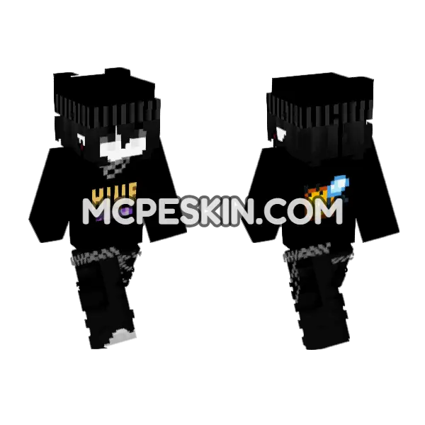 Hive Girl Skin, front and back