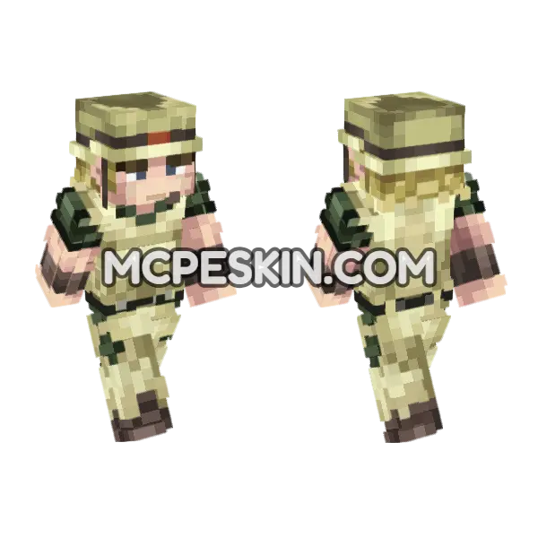 Hol Horse Minecraft Bedrock skin, front and back