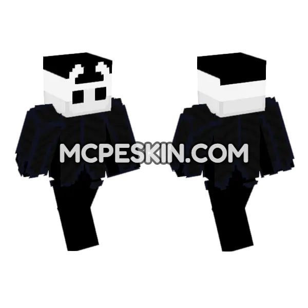 Hollow Knight Skin Minecraft Bedrock skin, front and back