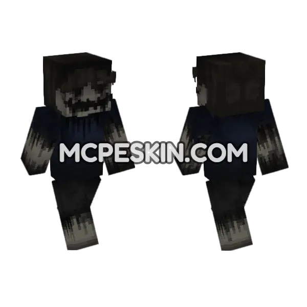 Hollow Skin Minecraft Bedrock skin, front and back