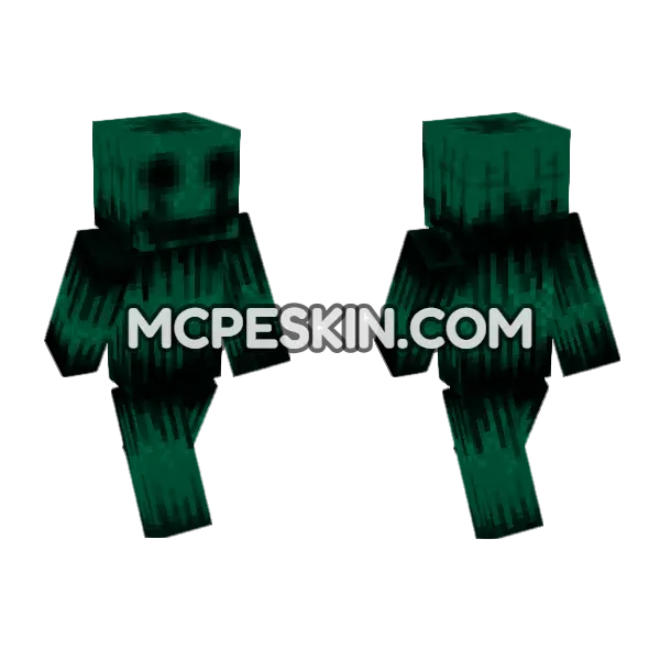 Horror 3 Minecraft Bedrock skin, front and back