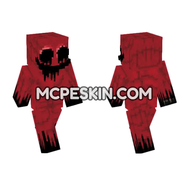 Horror 6 Minecraft Bedrock skin, front and back