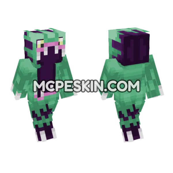 Hugriest Minecraft Bedrock skin, front and back