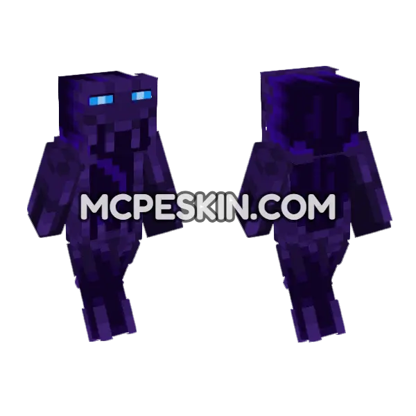 Hungerlust Minecraft Bedrock skin, front and back