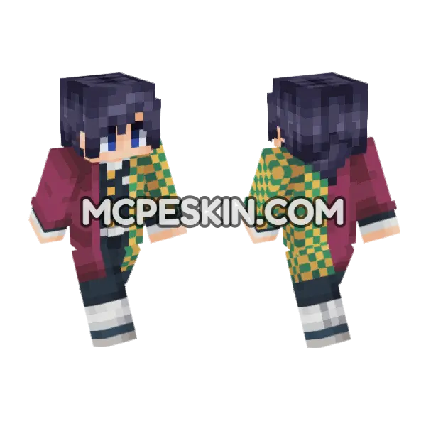 Hunter 5 Minecraft Bedrock skin, front and back