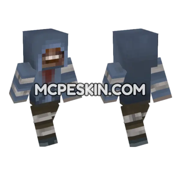 Hunter Skin Minecraft Bedrock skin, front and back