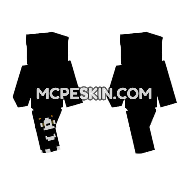 Iggy Ova Minecraft Bedrock skin, front and back