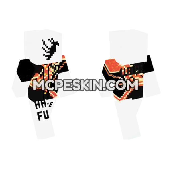 Illenium Odyssey Sphere Minecraft Bedrock skin, front and back