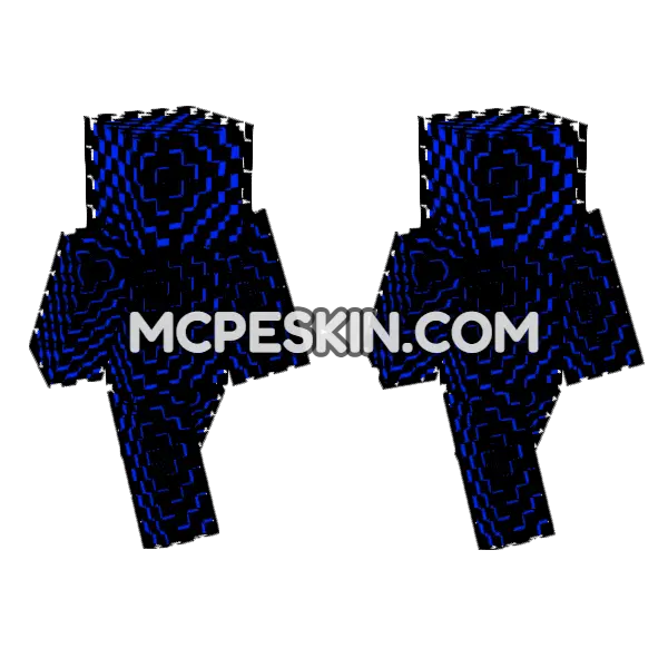 Illusion Skin Minecraft Bedrock skin, front and back