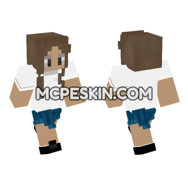 Imelda Minecraft Bedrock skin, front and back
