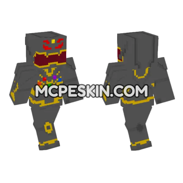 Infinity Ultron Armor, front and back