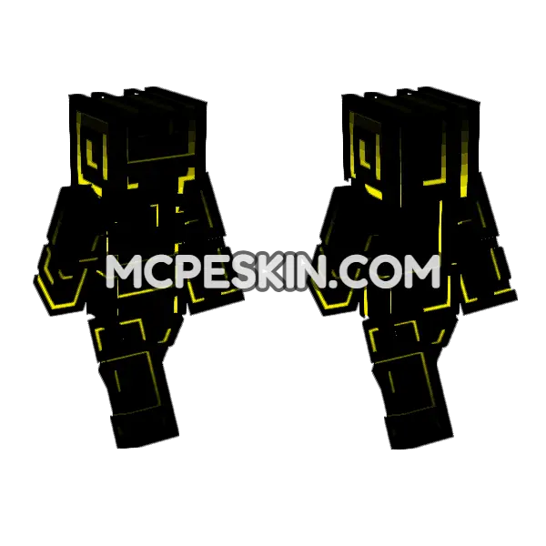 Ion Skin Minecraft Bedrock skin, front and back