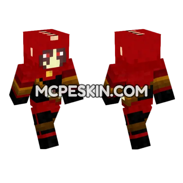 Jack Of Blades Minecraft Bedrock skin, front and back