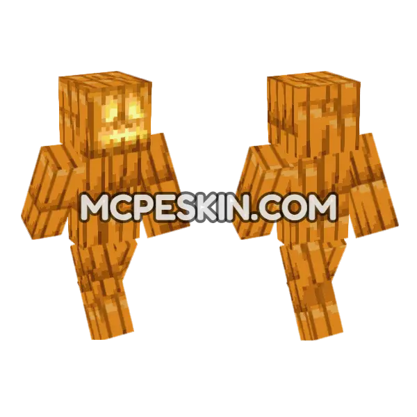 Jack O'Lantern Man, front and back