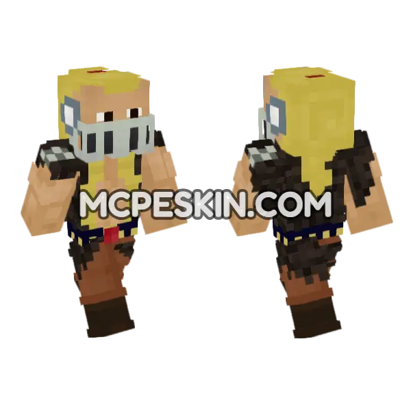 Jack Skin Minecraft Bedrock skin, front and back