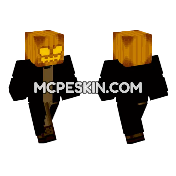 Jack The Headless Minecraft Bedrock skin, front and back