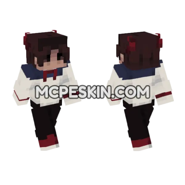 James Minecraft Bedrock skin, front and back