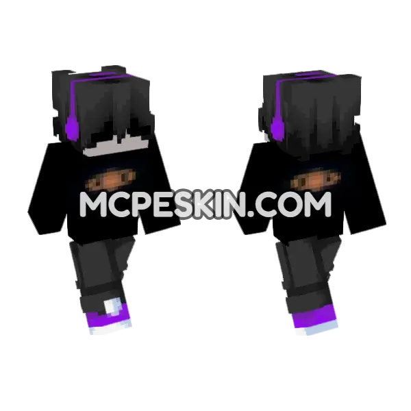 James Skin Minecraft Bedrock skin, front and back