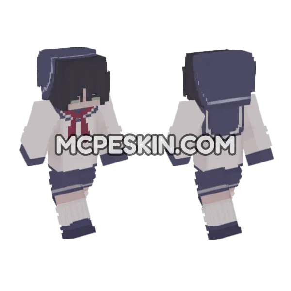 Japanese School Uniform, front and back