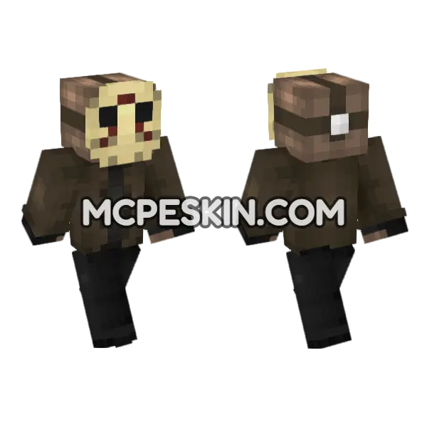 Jason Skin Minecraft Bedrock skin, front and back