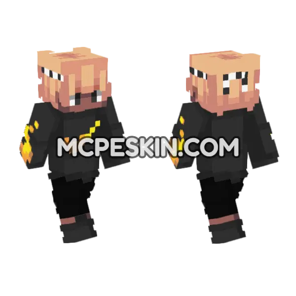 Jennifer Minecraft Bedrock skin, front and back