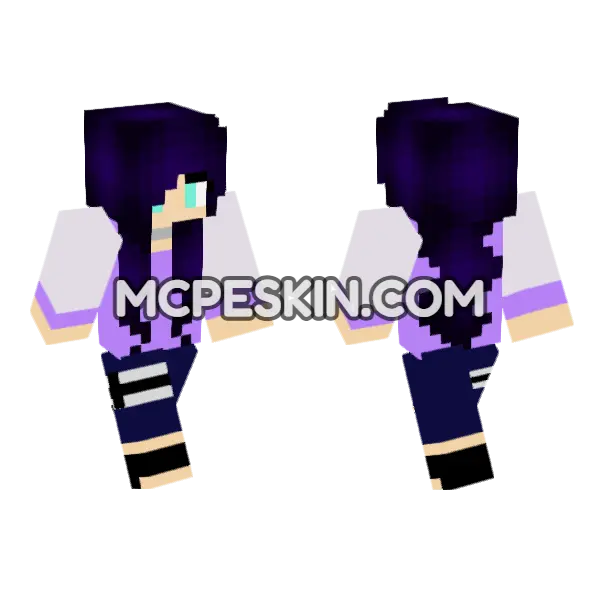 Jenny Addon Skin Minecraft Bedrock skin, front and back
