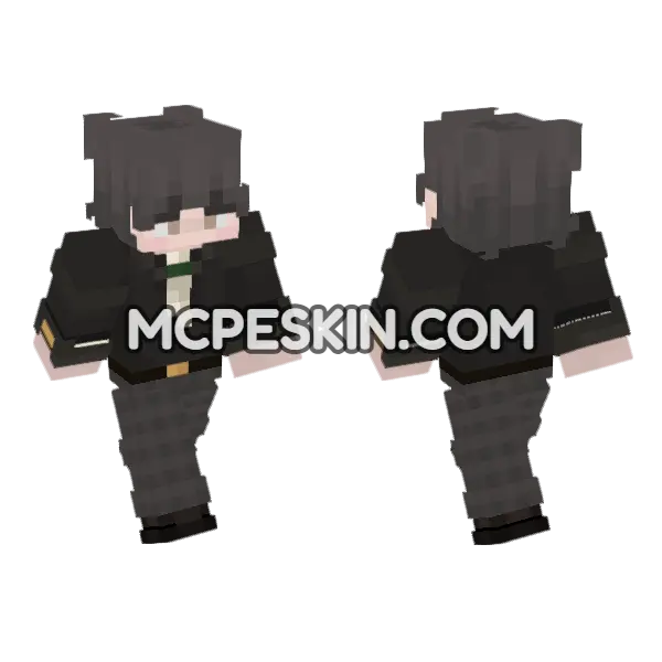 Jenny Addon Skin Minecraft Bedrock skin, front and back