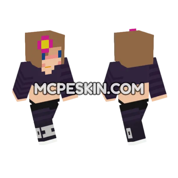 Jenny Belle Bedrock Skin Minecraft Bedrock skin, front and back