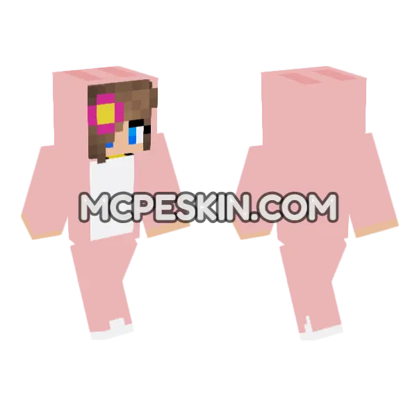 Jenny Belle Bedrock Skin Minecraft Bedrock skin, front and back