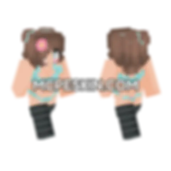 Jenny Belle Bedrock Skin Minecraft Bedrock skin, front and back