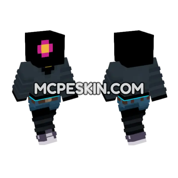 Jenny Character Skin Minecraft Bedrock skin, front and back