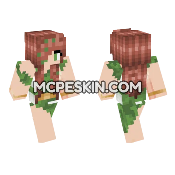 Jenny Character Skin Minecraft Bedrock skin, front and back