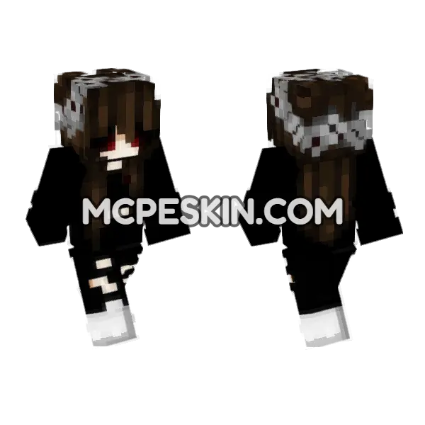 Jenny Character Skin Minecraft Bedrock skin, front and back
