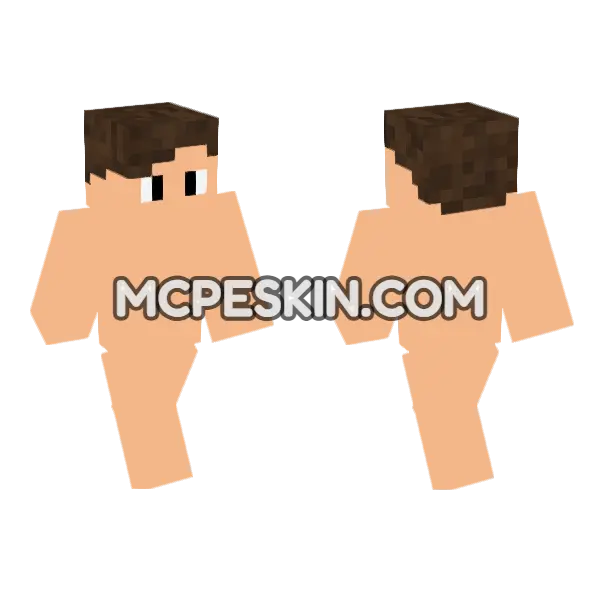 Jenny Character Skin Minecraft Bedrock skin, front and back
