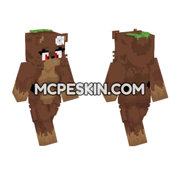 Jenny Girl Skin Minecraft Bedrock skin, front and back