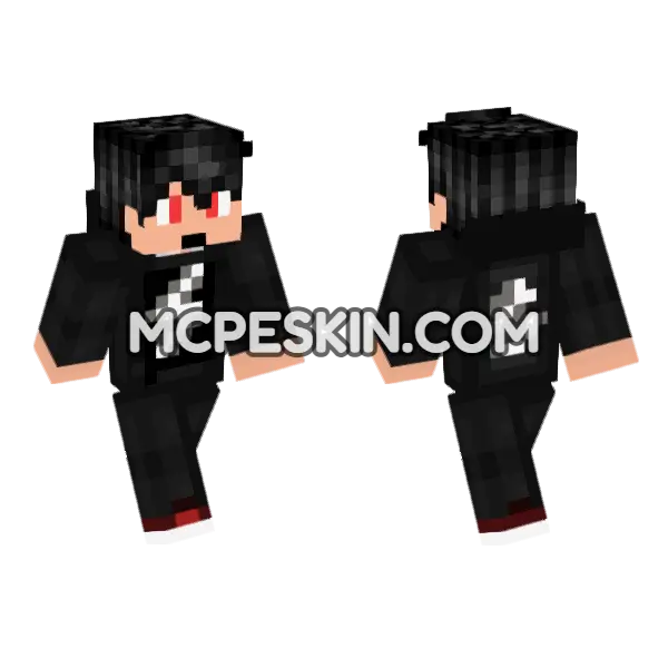 Jenny Girl Skin Minecraft Bedrock skin, front and back